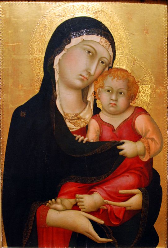 18 Madonna and Child - Simone Martini 1326 - Robert Lehman Collection New York Metropolitan Museum Of Art